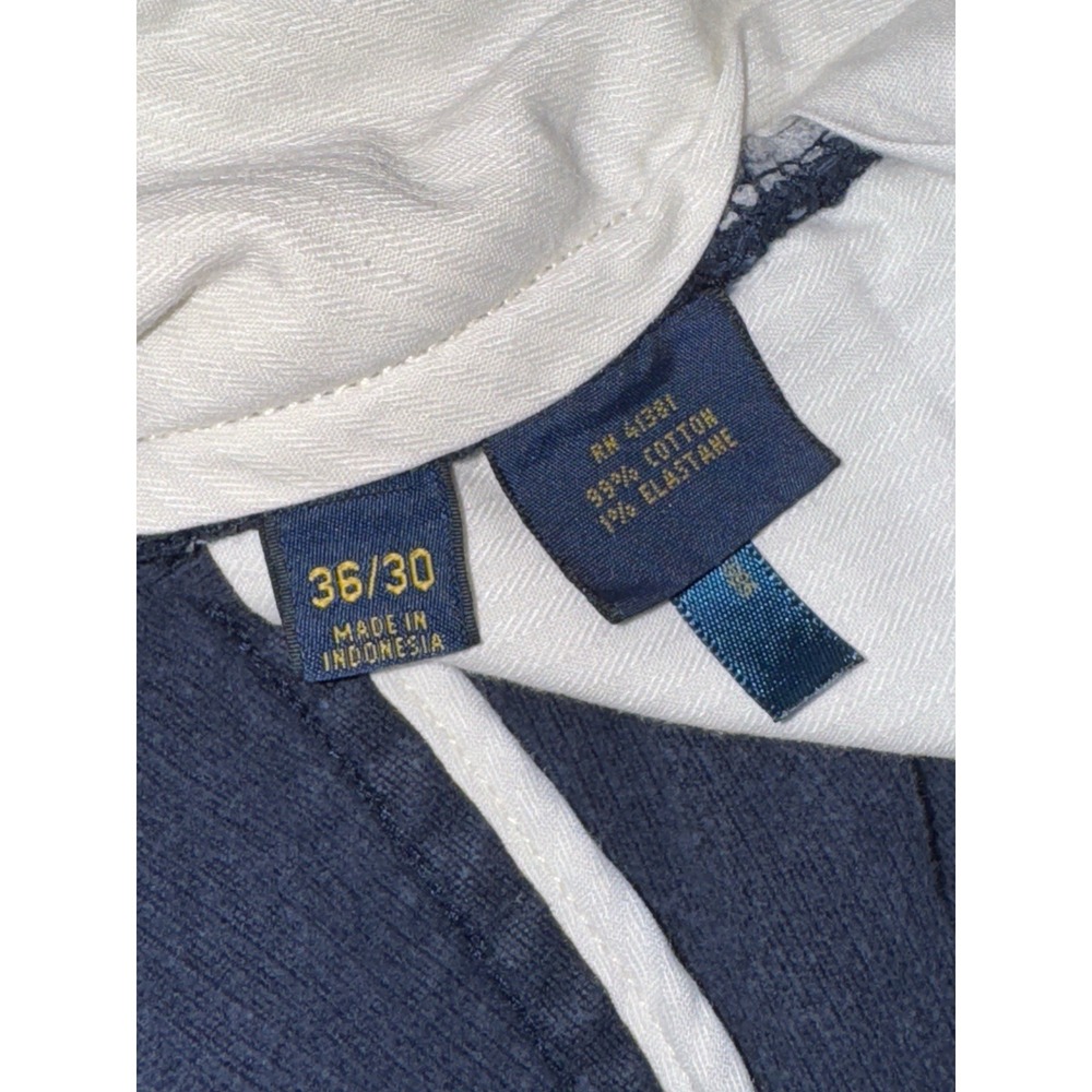 Polo Ralph Lauren Mens Classic Fit Corduroy Pants Navy Blue Size 36x30 - Picture 7 of 11